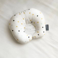 Подушечка анатомическая Горошки горчица 23 х 20