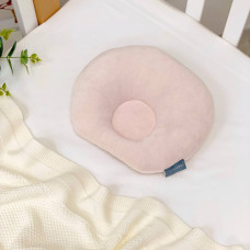 Подушка анатомическая велюр персик