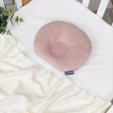 Подушка анатомическая велюр пудра