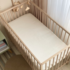 Простыня сатин молочная 120 х 60