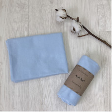 Пеленка фланель Голубая 78х100