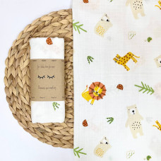 Пеленка муслин Сафари 78х100