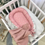 Кокон Baby Design Baby серо-пудровый 90*65