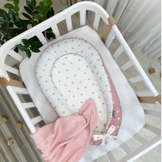 Кокон Baby Design Звезды на пудре 90*65