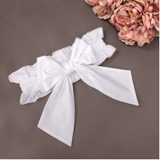 Бант универсальный (резинка) белый