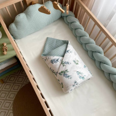 Плед-конверт с одеялом Эвкалипт мята