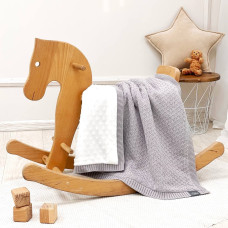 Плед WellSoft Ромб малый мокко 80х100