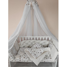 Детский постельный комплект Labona «Коса Марисон», белый