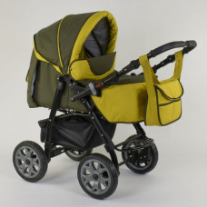 Коляска-трансформер Victoria Gold Карина, желтая