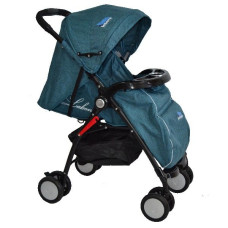 Детская прогулочная коляска-книжка LaBona FK8111AB, синяя
