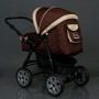 Коляска-трансформер Victoria Gold Карина, Шоколад-беж