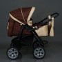 Коляска-трансформер Victoria Gold Карина, Шоколад-беж