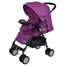 Детская прогулочная коляска-книжка LaBona FK8111AB, пурпурная