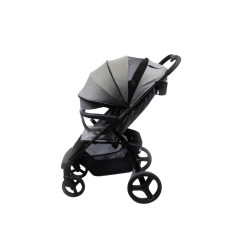 Детская прогулочная коляска-книжка LaBona G1, серая
