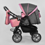 Коляска-трансформер Victoria Gold Карина, розовая