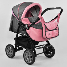 Коляска-трансформер Victoria Gold Карина, розовая