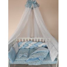 Детский постельный комплект Labona «Коса Марисон», голубой