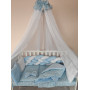 Дитячий постільний комплект Labona «Коса Марісон», блакитний