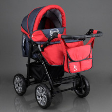 Коляска-трансформер Victoria Gold Карина, красная