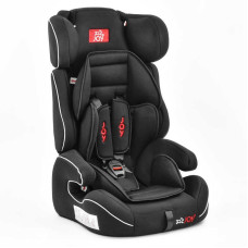 Автокресло универсальное Joy на 9-36 кг, с бустером, чёрное