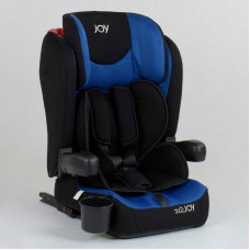 Автокресло JOY универсальное (1/2/3) на вес от 9 до 36 кг, ISOFIX 1, черно-синий