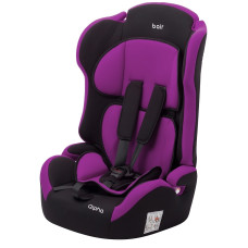 Автокресло Bair Alpha 1/2/3 (9-36 кг) DA2418 черный - фиолетовый